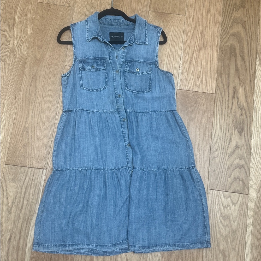 Velvet heart Jean dress
